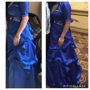 Gorgeous Blue Ruffled Dress